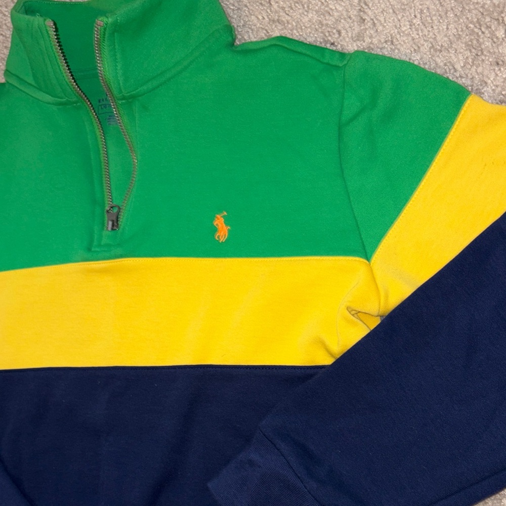 Kids Polo  Quarter Zip Track Suit - Picture 3 of 6